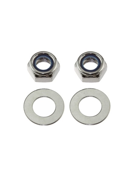 Trike Axle Nut and Washer set CT-2414 Chrome.